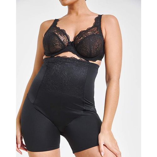 Firm Control Ella Lace Thighshaper Black