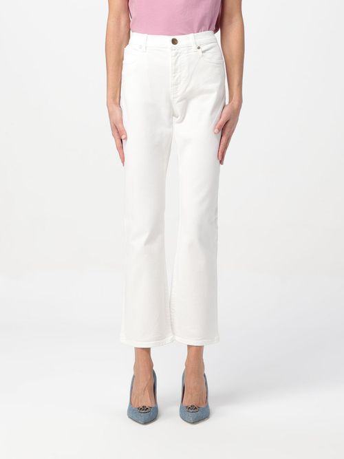 Jeans Woman color White