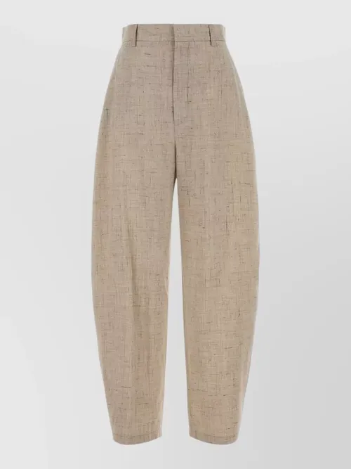Moschino - high waist jersey wide leg pant