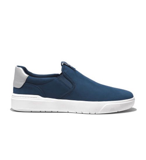 Timberland for man. TB0A293W2881 Motion Access low top lace-up leather trainers blue (44), Flat, None, Casual