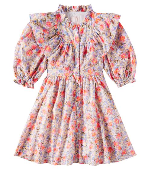 Petite Amalie Floral cotton voile dress