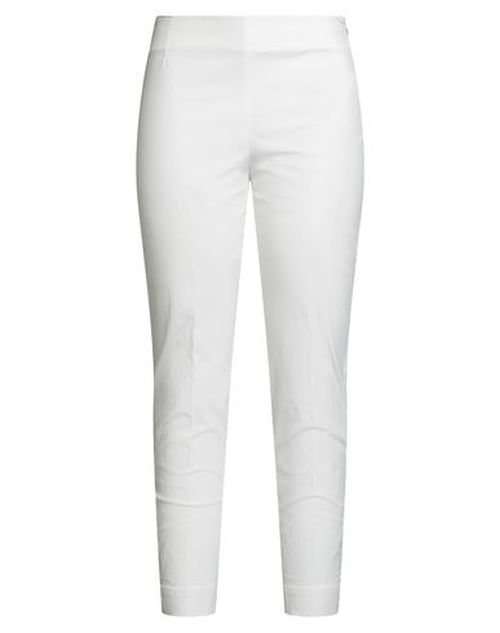 Malìparmi Woman Pants White Size 6 Cotton, Elastane