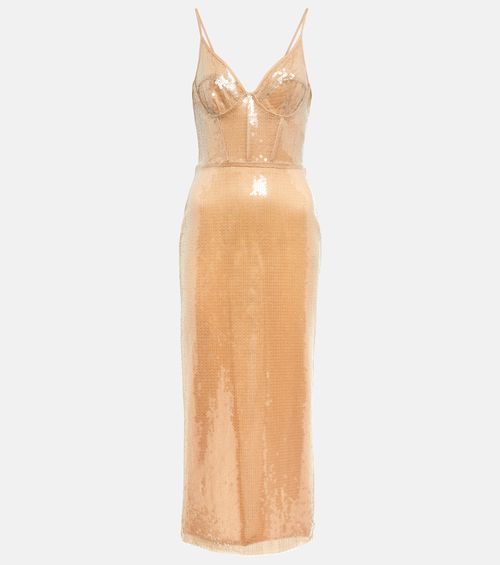 Sequined midi dress