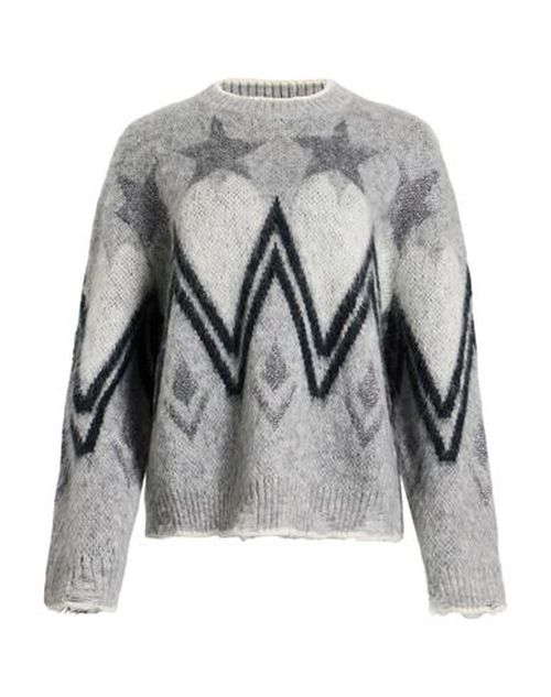 Woman Sweater Grey Size S Acrylic, Mohair wool, Polyamide, Viscose, Metal