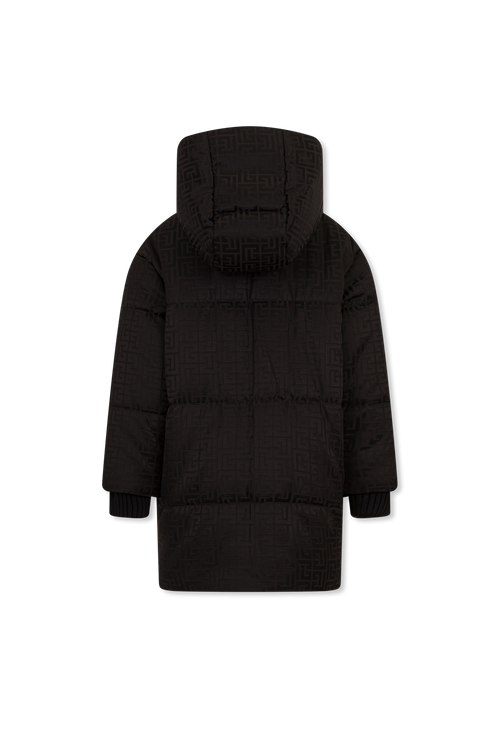 Insulated Jacket With Hood, Unisex, Black