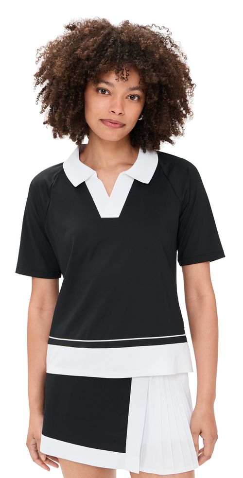 Piccola Polo Top Black