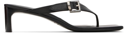 Black Bel Air Heeled Sandals