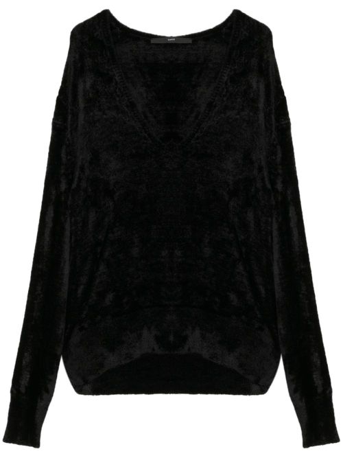 Nº 21 velvet jumper - Black