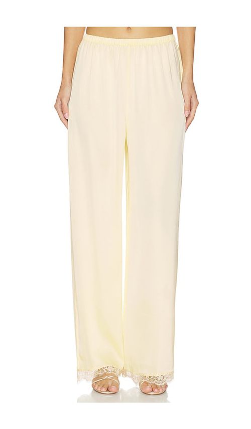 FAITHFULL THE BRAND Adnina Pant in Yellow. - XL also in