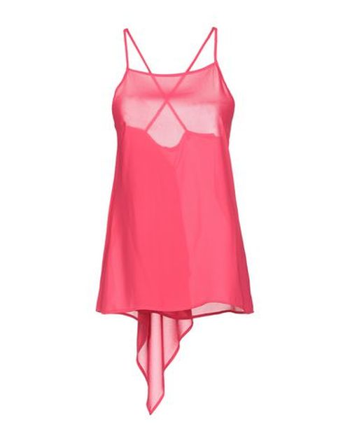 Woman Top Fuchsia Size 10 Polyester