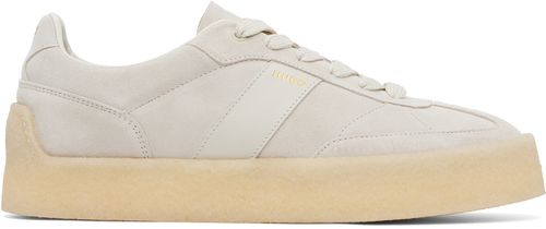 Off-White Suede Side Stripe Sneakers