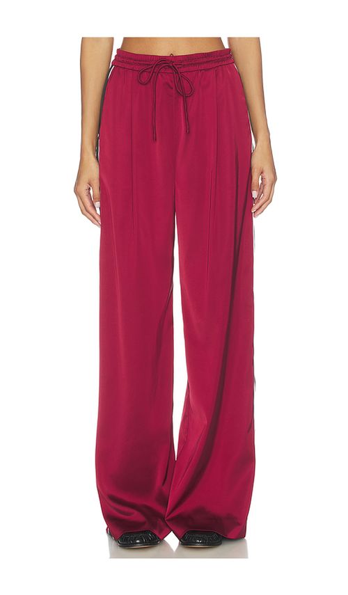 Gestuz Tracey High Waisted Pants in Burgundy. 34. Also