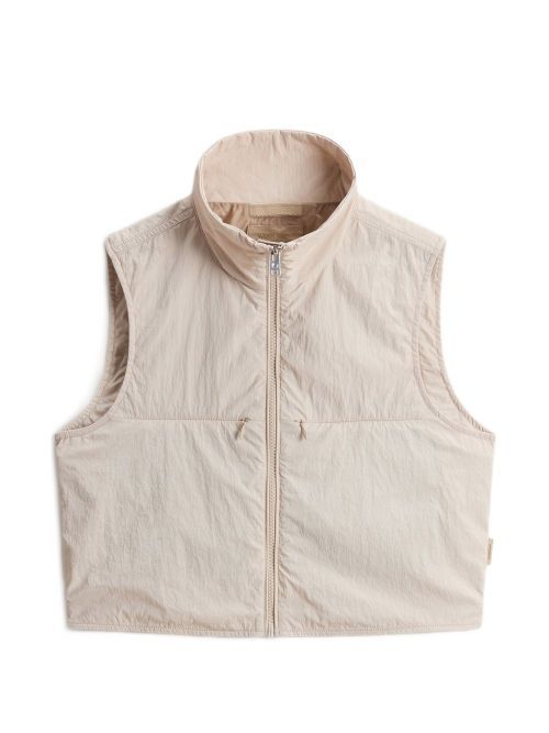 Nylon zipped vest