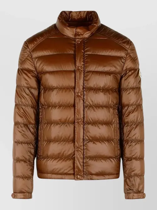 Moncler - short down jacket high collar pocket