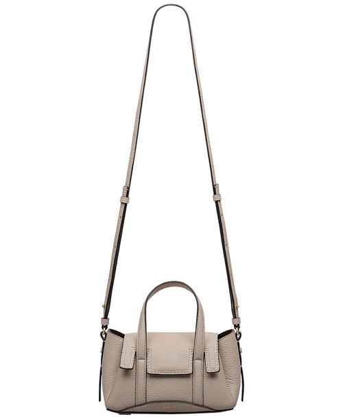 The Chancery Small Flapover Grab Handbag - Porcini