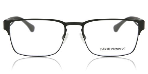 Emporio Armani EA1027 3001 Men's Eyeglasses Black Size 55 - Blue Light Block Available