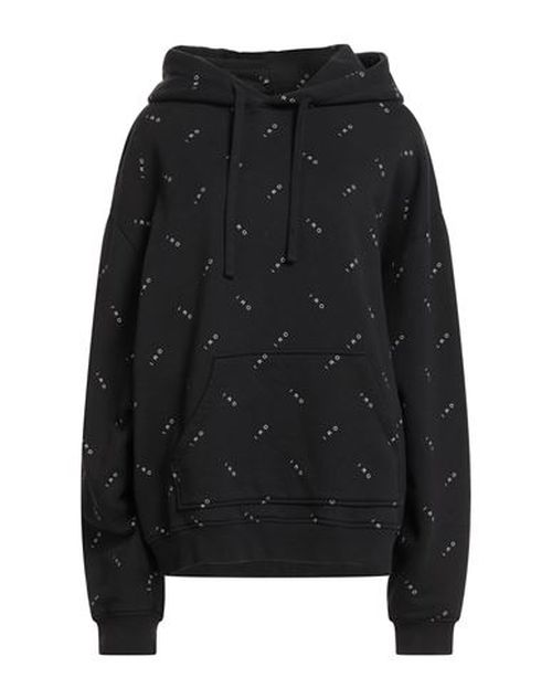 Woman Sweatshirt Black Size XL Cotton