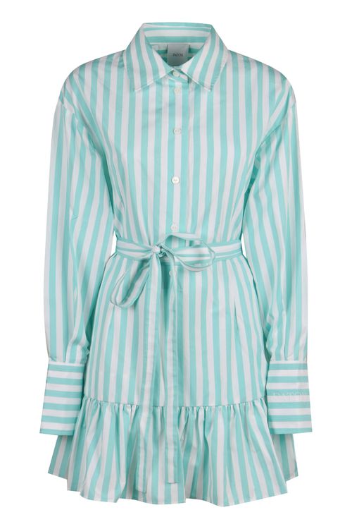 Striped Cotton Shirtdress