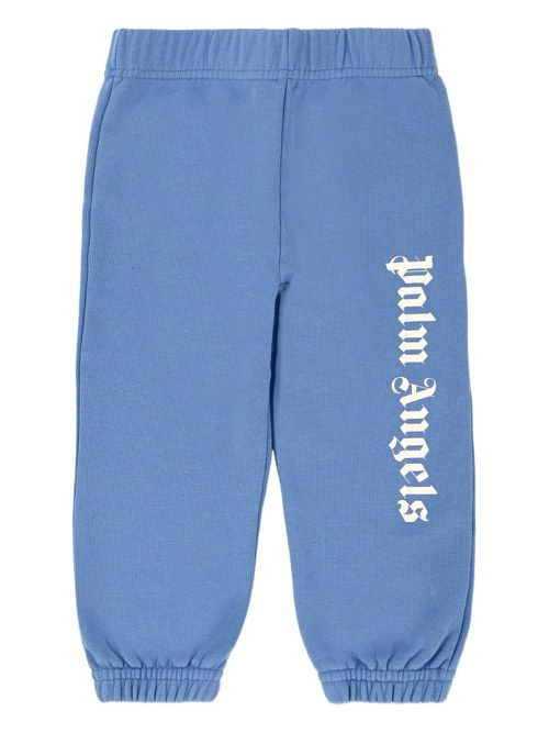 Logo-print track pants - Blue