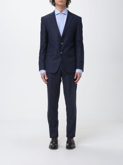 Suit Men color Blue