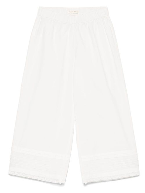Zhoe & Tobiah cotton trousers - White