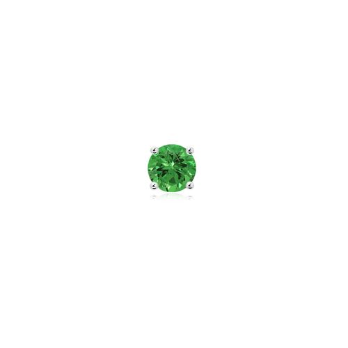 Angara 0.31 CTW Basket-Set Round Tsavorite Stud in Platinum