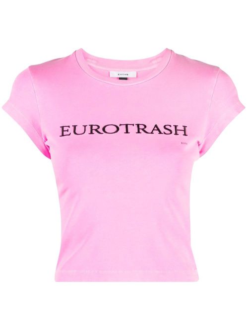 Zion slogan print T-shirt - Pink