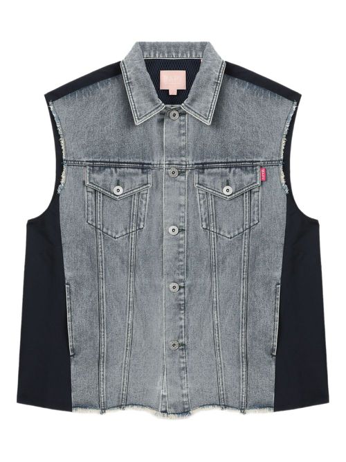 Denim gilet - Blue