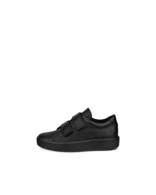 Soft 60 K - Kids' Leather Trainer - Black