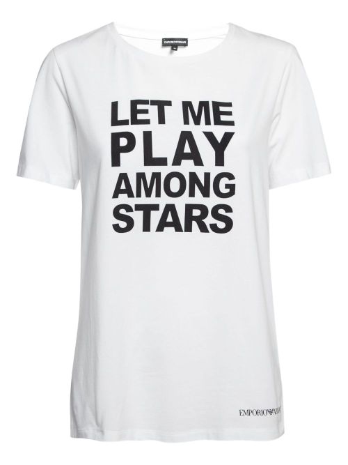 Let me Play Among Stars T-shirt - White