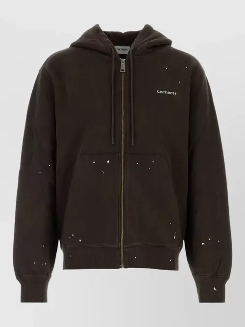 Carhartt Wip - hooded cotton painter jacket front pocket