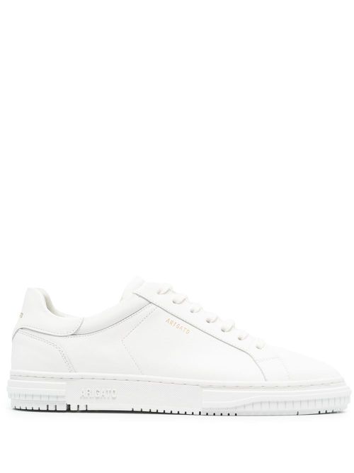 White Atlas Low-Top Leather Sneakers - Men's - Calf Leather/Rubber