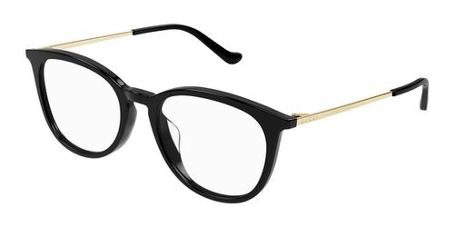 Gucci GG1468OA Asian Fit Women's Glasses, Black, Size 52