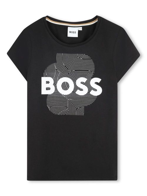 Logo-print T-shirt - Black