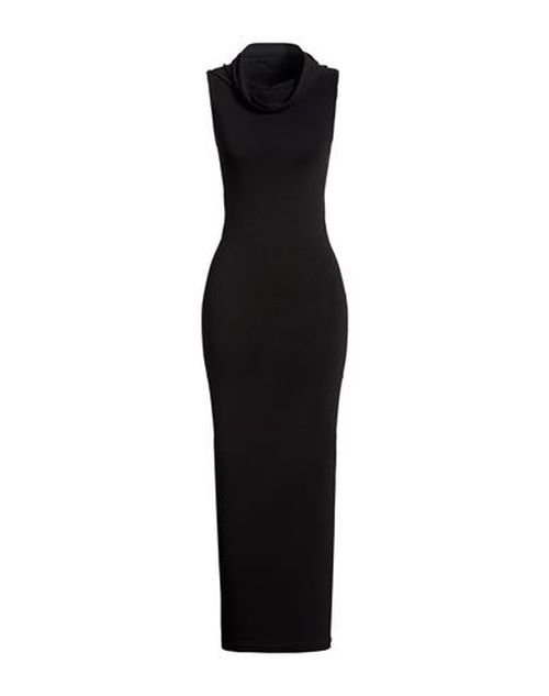 Woman Maxi dress Black Size M Polyamide, Elastane