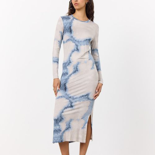 Leveté Room Indigo Stretch-Lyocell Dres