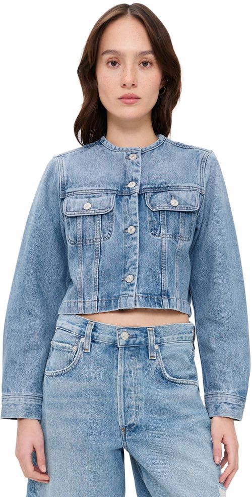 Devin Collarless Jacket Cecil