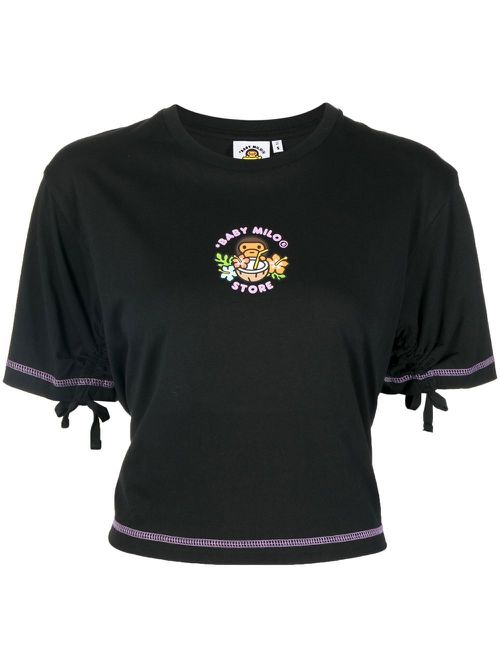 Logo-print T-shirt - Black