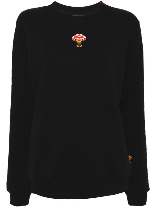 Baby Milo crew neck sweatshirt - Black