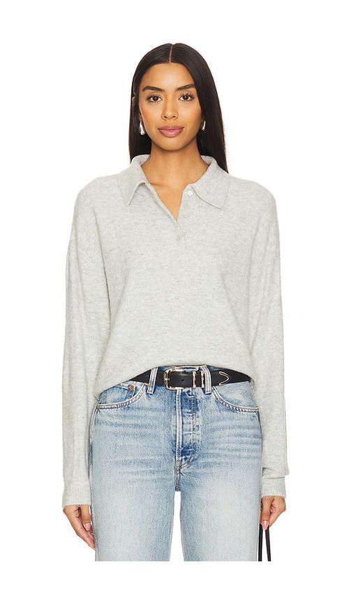 Lovers and Friends Ivy Polo Sweater in Grey. - M also in