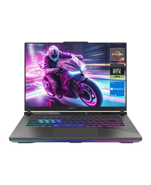 "Rog Strix 16"" Traditional Laptop Amd Ryzen 9 64GB Ram Nvidia GeForce Rtx 5070 4TB Ssd Storage Windows 11 Home 165Hz - Black"