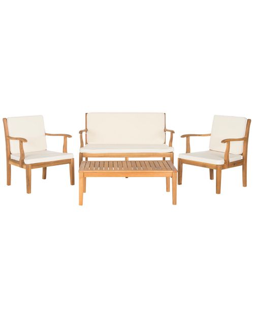 Safavieh Bradbury 4Pc Outdoor Living Set