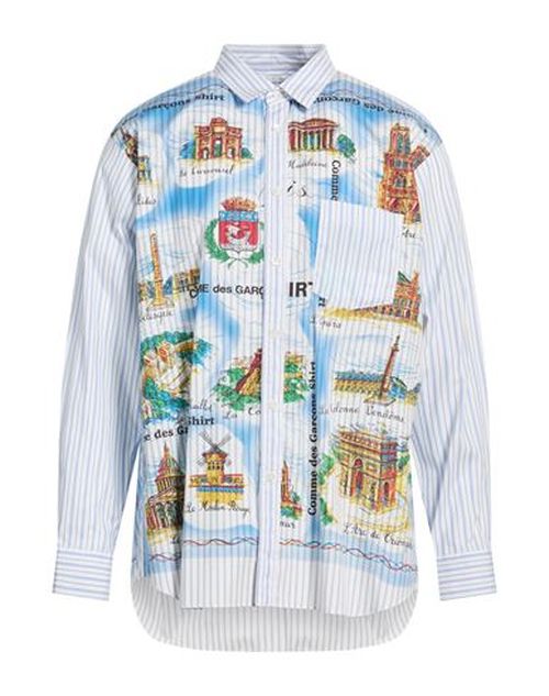 Comme Des Garçons Shirt Man Shirt Light blue Size M Cotton