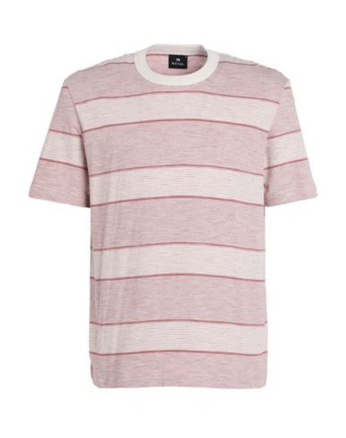 Man T-shirt Brick red