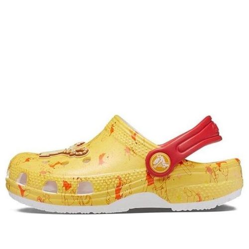 (TD) Classic Winnie the Pooh Clogs 'Yellow Red'