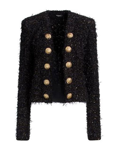 Woman Jacket Midnight blue Size 6 Polyamide, Viscose, Polyester