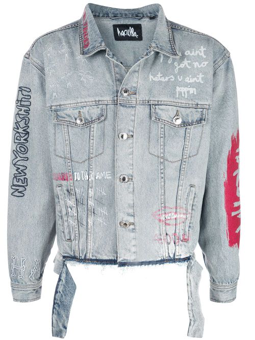 Responsible For Nothing denim jacket - Black