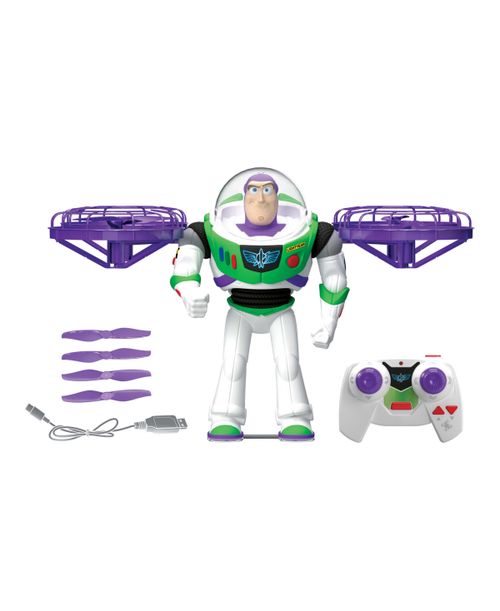 5 Buzz Lightyear Hi-Tech Edition Flying Rc Rechargeable Action Figure, Ages 8+ - Multi