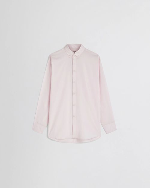 Button-Collar Shirt — Pink