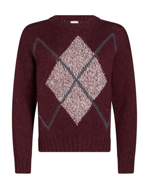 Woman Sweater Burgundy Size XL Alpaca wool, Wool, Polyamide, Polyester